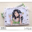 MOCHI PARTY GIRL RUBBER STAMP